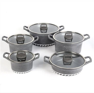 नॉन-स्टिक एल्युमिनियम कुकवेयर सेट